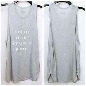 Old Navy gray graphic tank